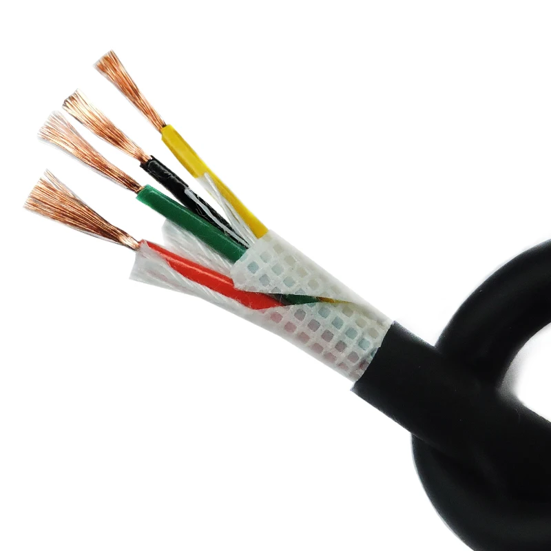 CNC cable 18AWG20/22AWG 2-10cores Towline cable 1m PVC flexible wire TRVV resistance to bending corrosion resistant copper wire