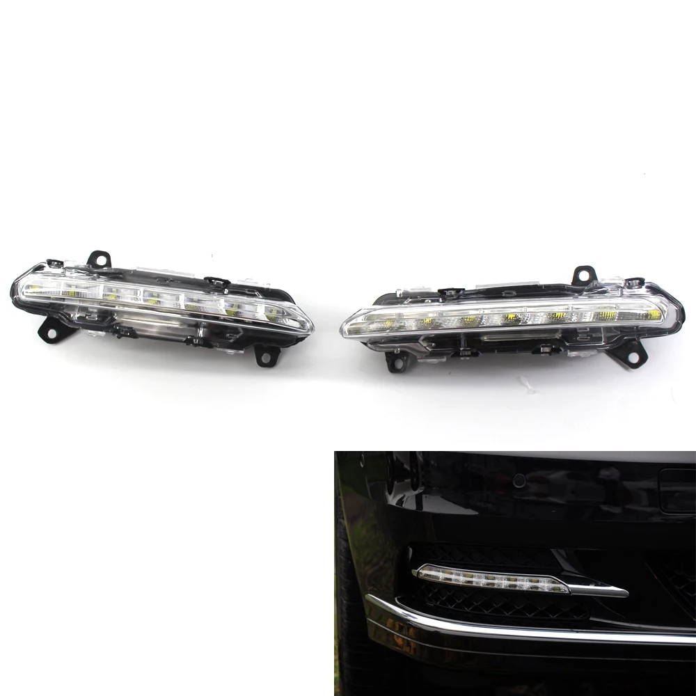 

Pair LED DRL Daytime Running Fog Light Lamp For MERCEDES S-Class W221 Kit A 221 820 17 56, A 221 820 18 56 C250 C300