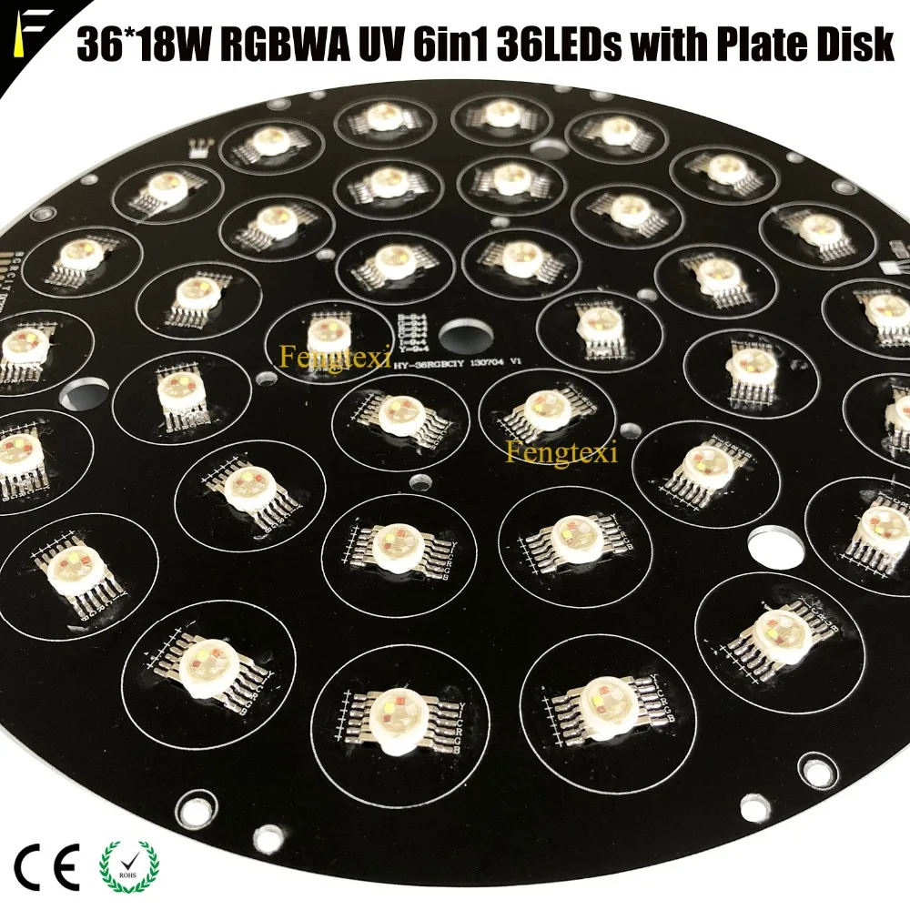 4pcs 36x12w RGBW 24v 4in1 LED Disk Plate