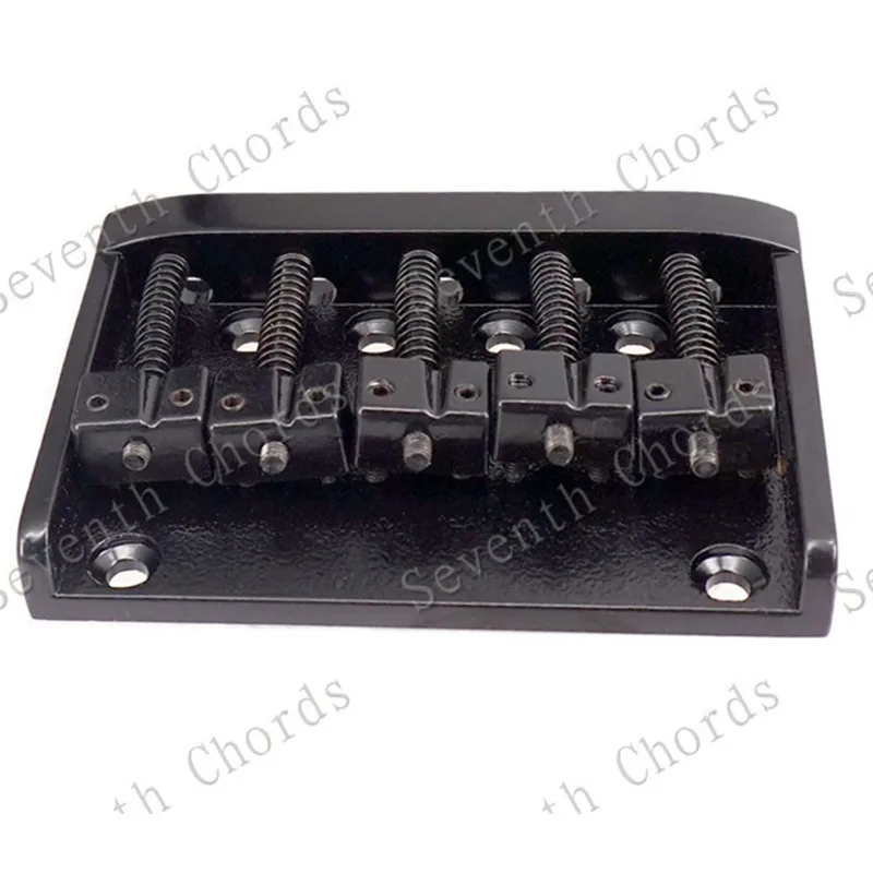 EIN Set Chrome 5 Saiten Bass Brücke Für Bass Gitarre Sattel Musical Instrument Zubehör Teile – Detail 13