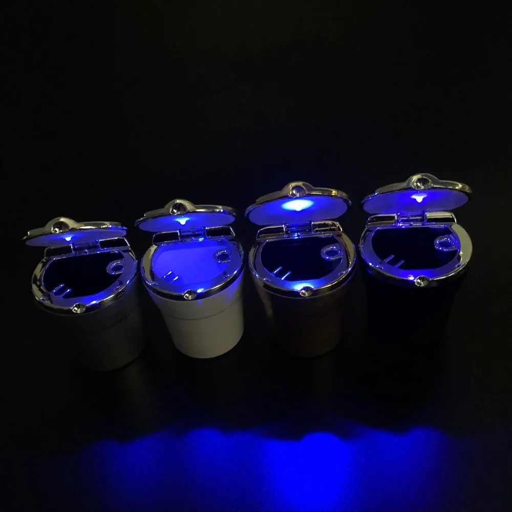 Car Ashtray with LED Blue Light For Mini One Cooper Countryman Clubman Paceman Roadster R50 R52 R53 R55 R56 R57 R58 R60 R61