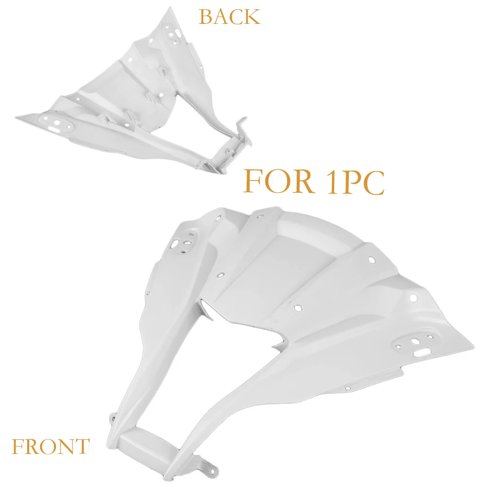 

GZYF Motorcycle Upper Front Fairing For KAWASAKI NINJA ZX10R 2011 2012 Unpainted White Injection Mold 1 Piece