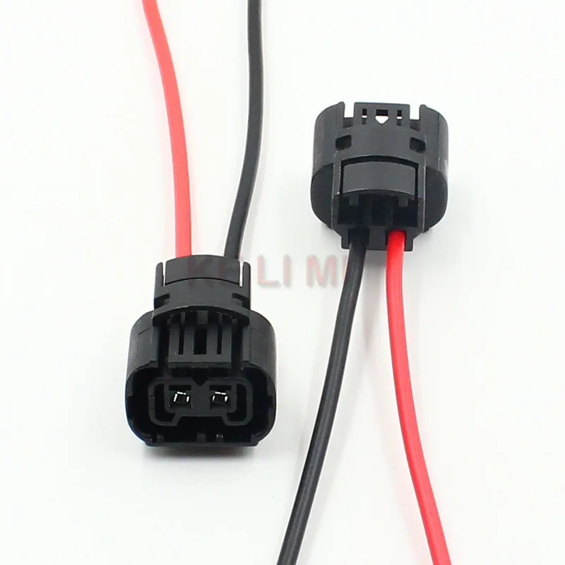 2x 5202 H16 2504 PS24W 5201 LED Bulbs Female Connector Adapter Socket Plug