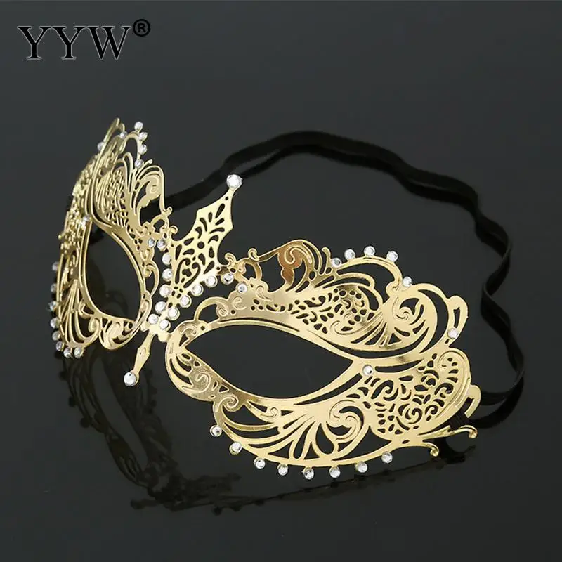 1 Pcs Gold Sexy Masks Half Face Party Masquerade Masks Cosplay Masker For Girls Sexy Hollow Mask Carnival Masque Costume