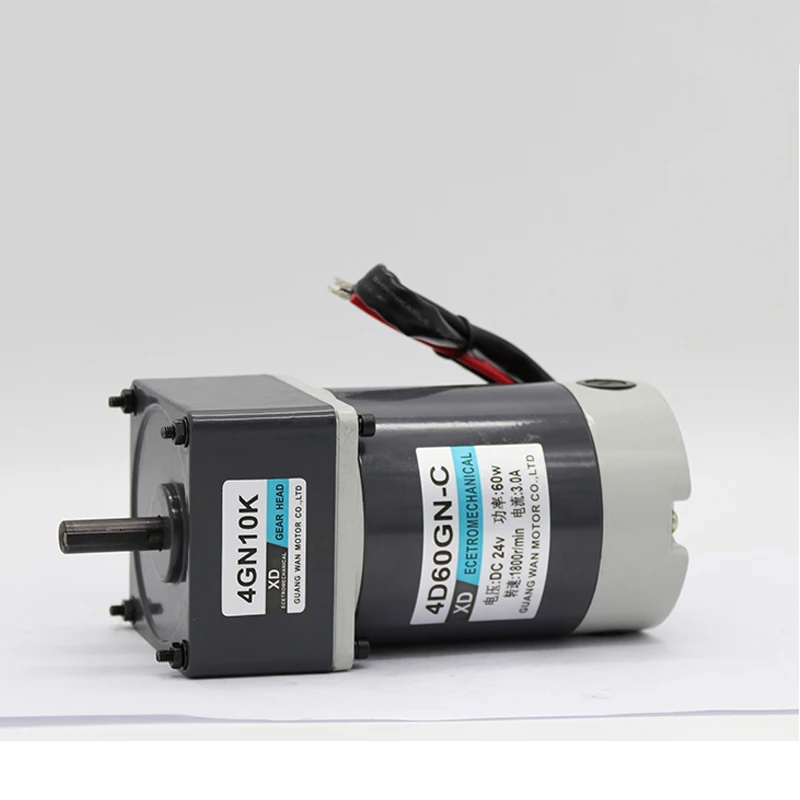 New 12V/24V DC 90W Gear Motor Miniature High Torque Motor Slow Speed Small Motor Easy Gear Motor