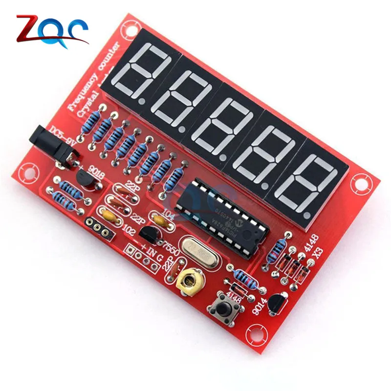 1Hz-50MHz Crystal Oscillator Frequency Counter Tester DIY Kit 5 Digits Resolution new Frequency Meters frecuencimetro