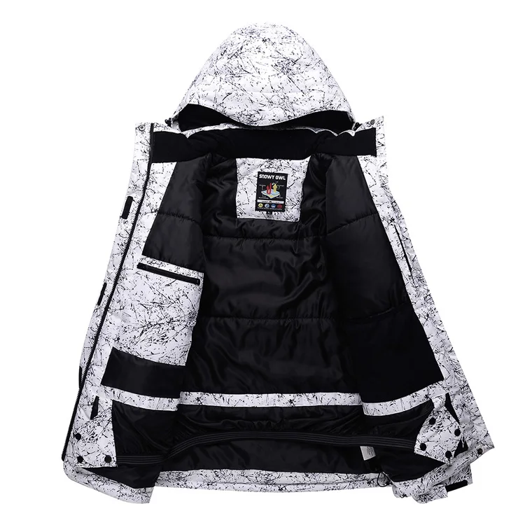 Neue Verdicken Warme Ski Anzug Männer Frauen Winter Winddicht Wasserdichte Ski Handschuhe Snowboard Jacke Hosen Set Männlich Plus Größe 3XL