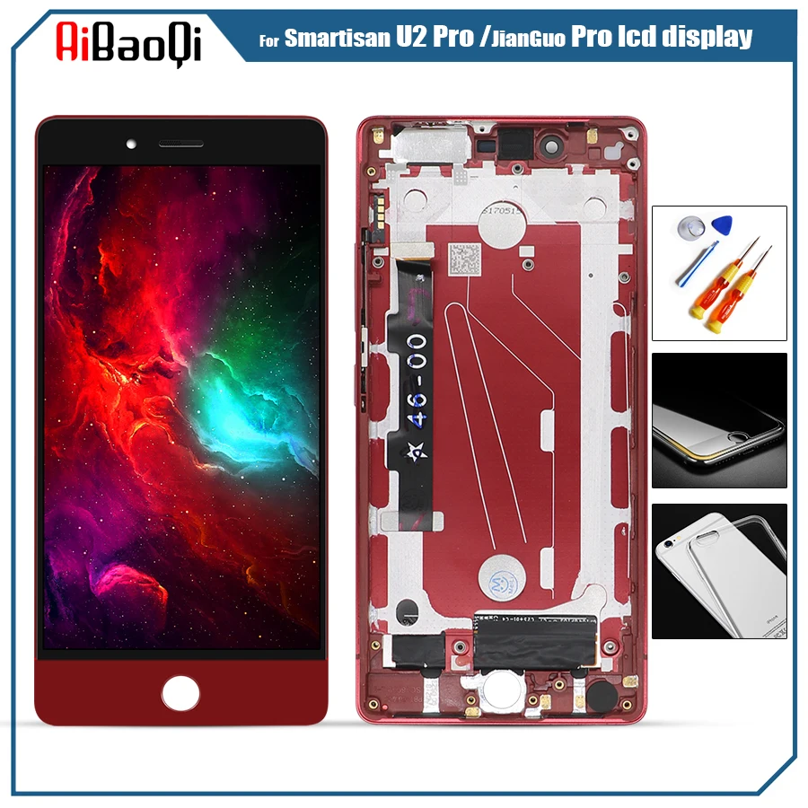 

For Smartisan U2 Pro JianGuo Pro Display Touch Screen Digitizer with Frame OD105 OD103 Display LCD Repair