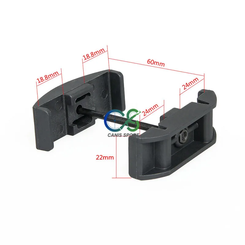 New Arrival Hunting Gun Accessories Magazine Clip Black Tan for Outdoor Sport Hunting gs33-0176