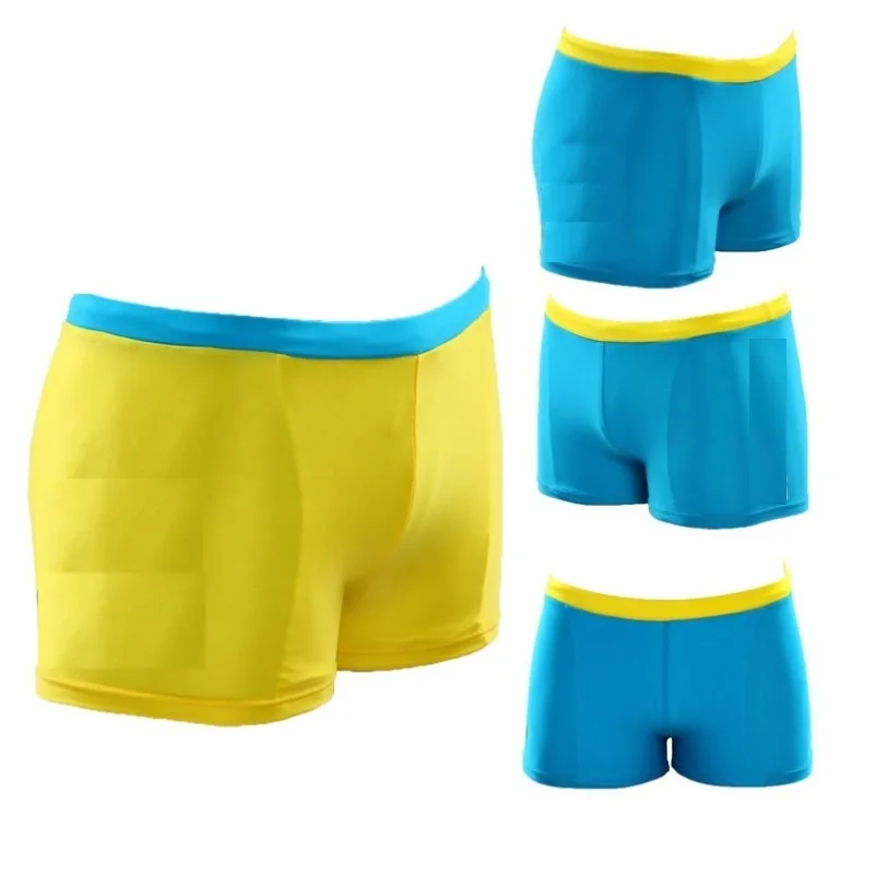 Baby Boy Swim Trunks Blue Yellow Children Swimming Trunk Boys Swimwear Boy Swim suit Toddler Beach Trunks Beach Shorts