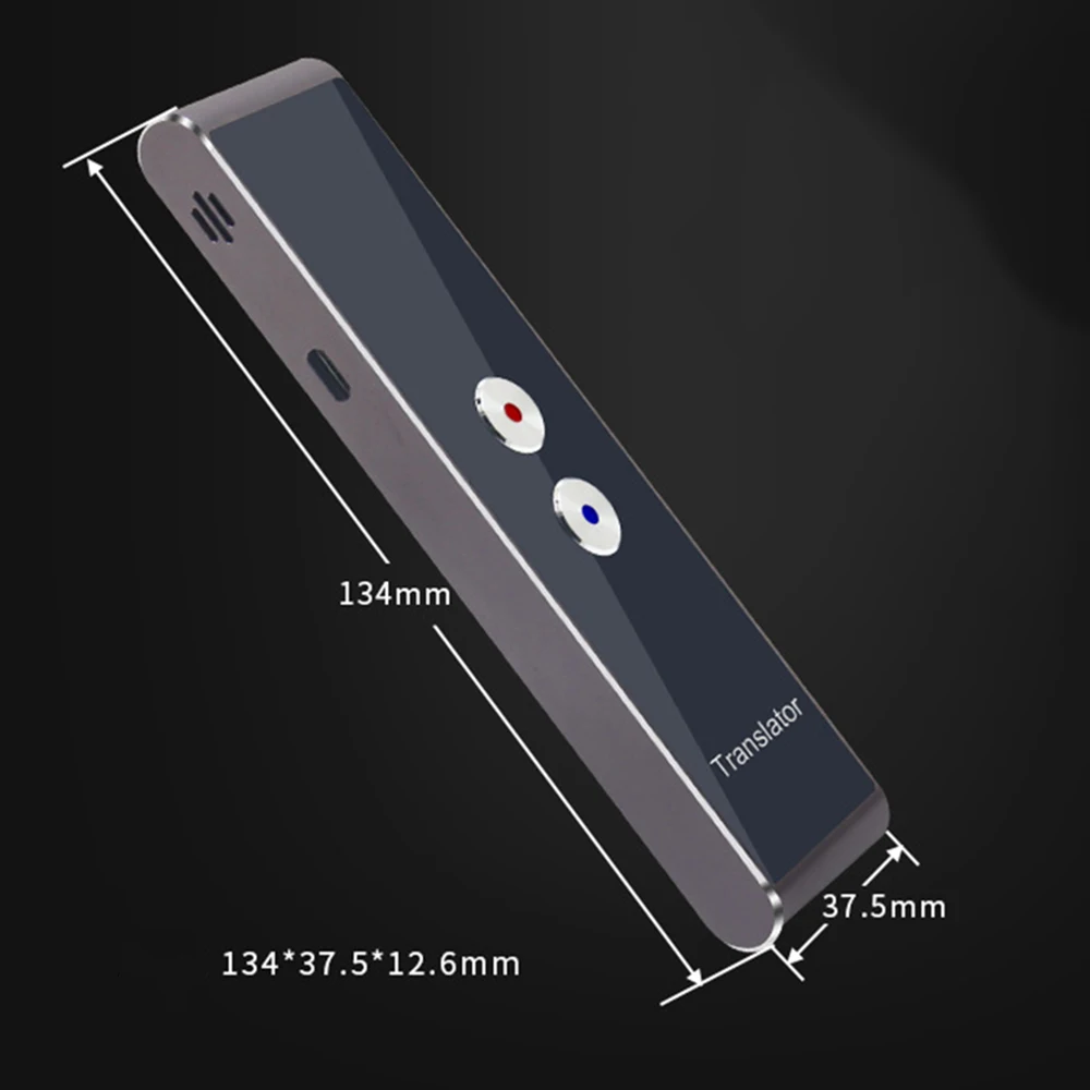 Smart Remote Control Voice Translator Portable Two-Way Real Time Intercom Multi-Language Translation Smart Control