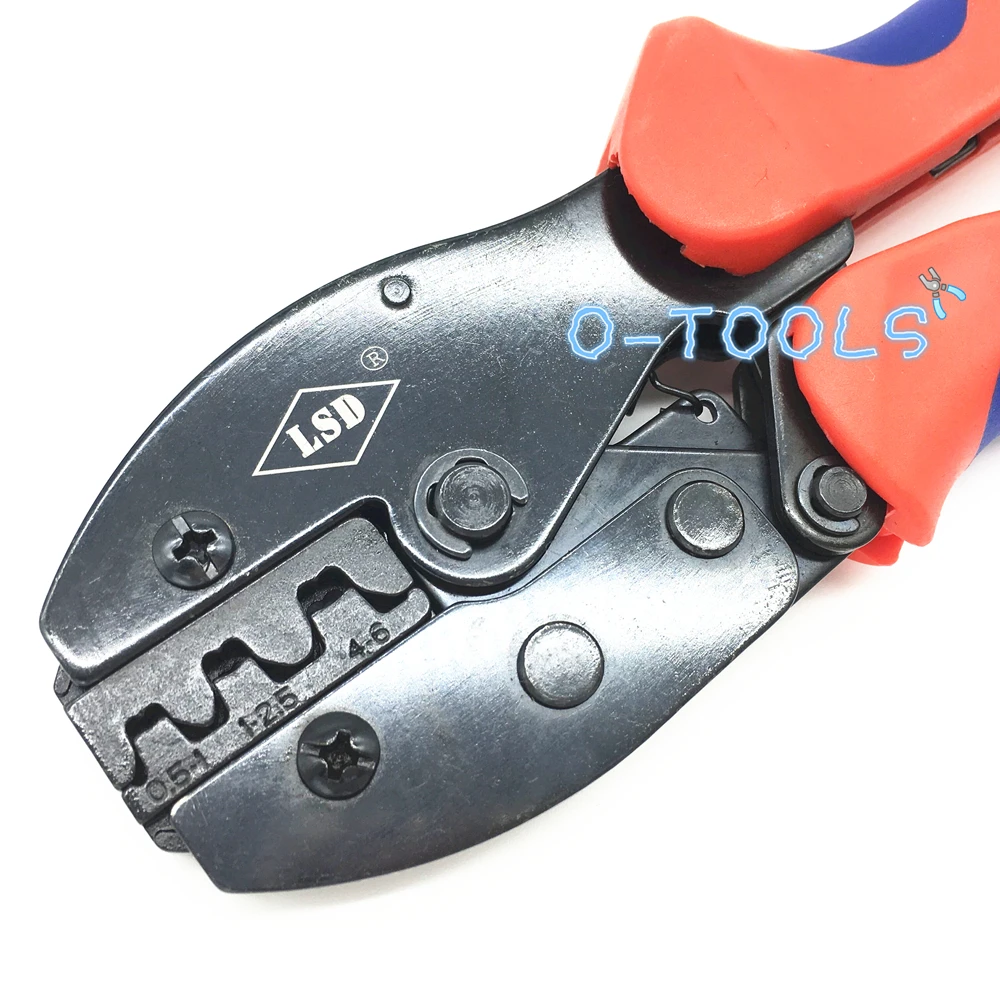 Crimping pliers for 0.5-6mm2 non-insulated open barrel terminals LY-03B hand crimping tools 17-12AWG