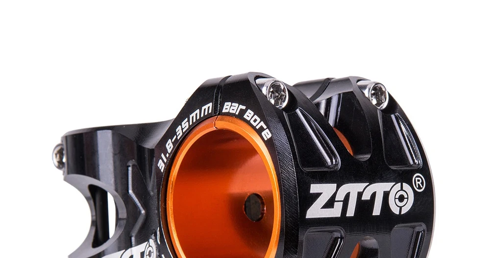 ZTTO MTB 50 mm Vorbau CNC 35 mm 31,8 mm Lenker Fahrrad Ultraleicht 0 Grad Aufstieg Langlebig DH AM Enduro 28,6 mm Gabelschaft Mountainbike – Detail 12