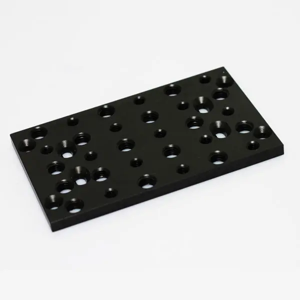 Placa base de montaje para cámara de película 4K, adaptador de soporte de varilla de 15mm, 1/4 ", 3/8"