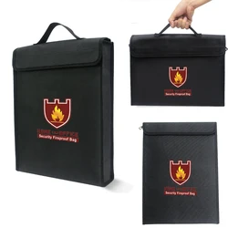 Borsa portadocumenti ignifuga portadocumenti portamonete carte bancarie passaporto oggetti di valore Organizer Holder Safe Storage