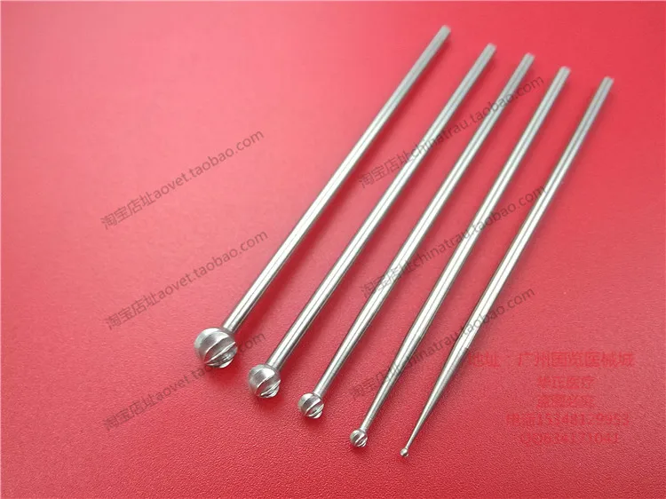 Medical orthopedics instrument stainless steel bone file set spinal system bone care grinding ball stick