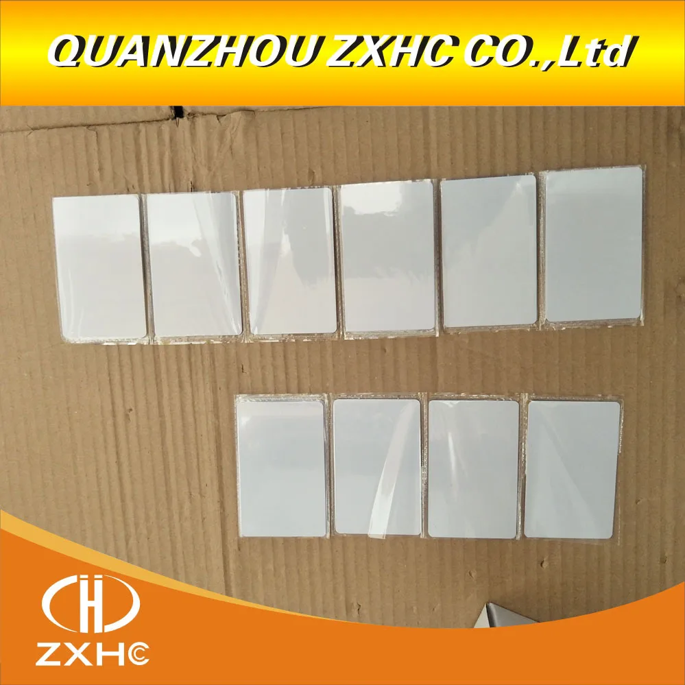 (10PCS) ISO 15693 I-code Slix (Icode2) RFID CR80 PVC White Card
