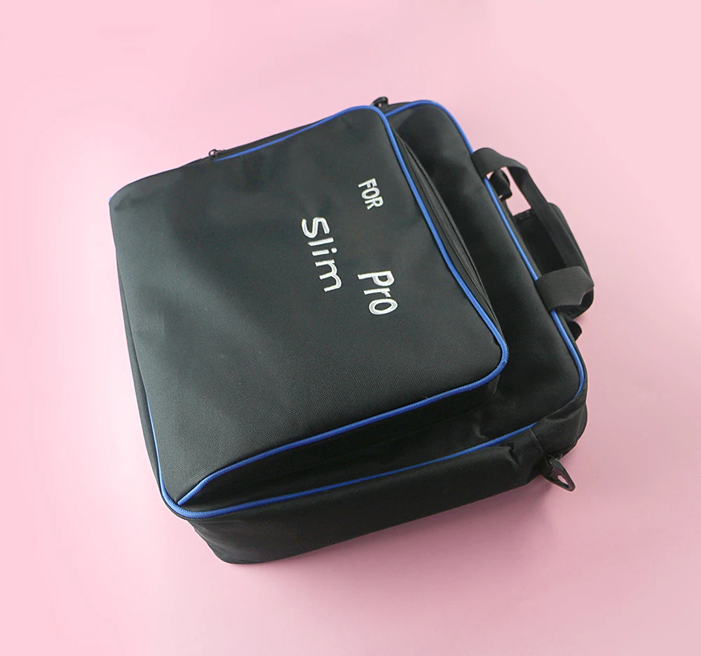 Para ps4 pro/bolsa fina bolsa de transporte de viagem bolsa de ombro protetora para sony playstation 4 slim & pro