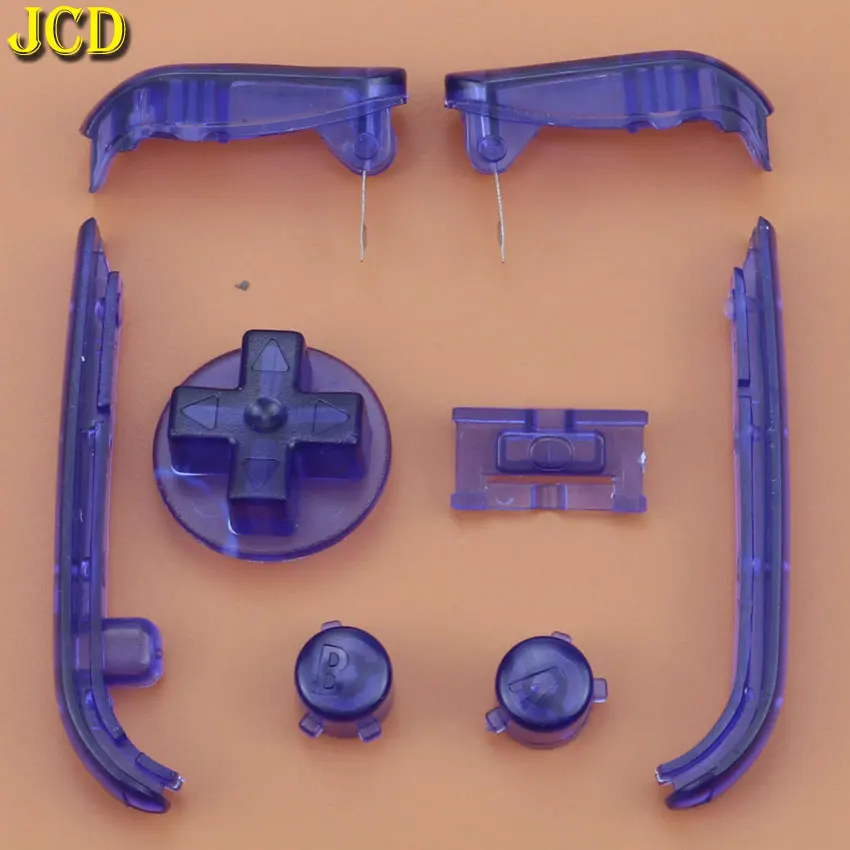 JCD многоцветные кнопки клавиатуры L R A B кнопки для Gameboy кнопки Advance рамка для GBA D колодки кнопки включения и выключения питания