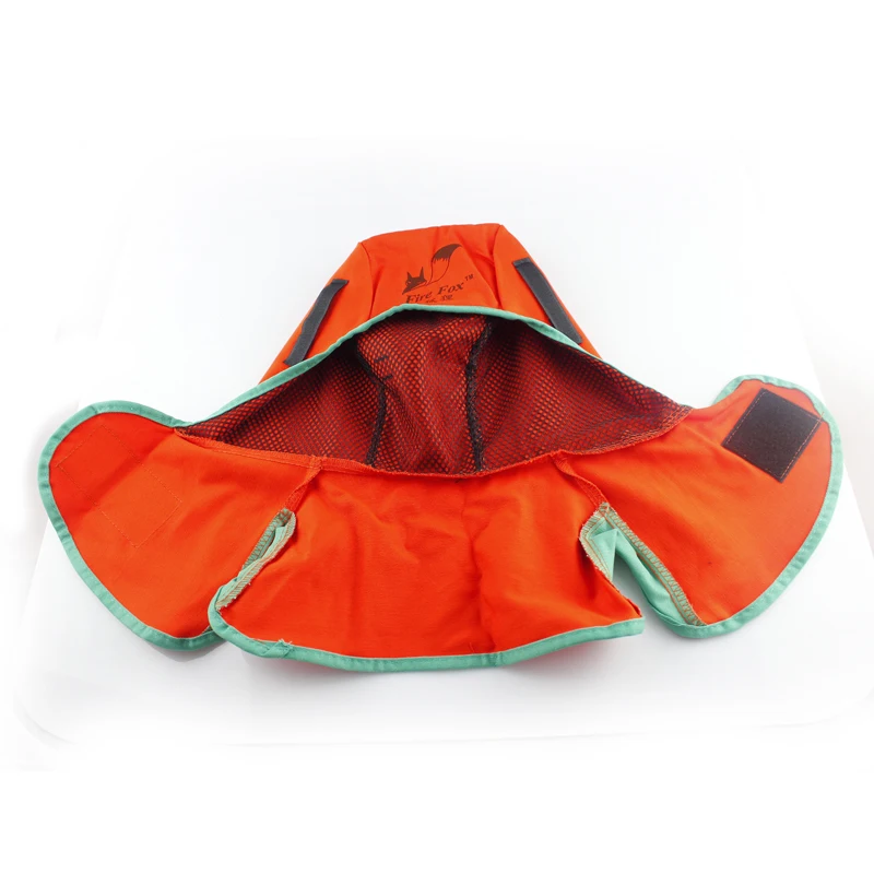 Weld Cap Welder Hood Weldor Helmet EN11611 Fire Flame Retardant Orange Sparks Proof Arc Protection Scarf FR Cotton Welding Hats