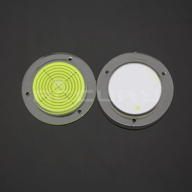 HACCURY Size 100*15mm Color bule Universal level Acrylic Round bubble level Construction Machinery water level indicator