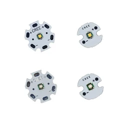 Diodo LED de alta potencia XPE piezas R3 3535 SMD, 1-50 XP-E, 3W, blanco, rojo, verde, azul, amarillo, con PCB de 16mm y 20mm