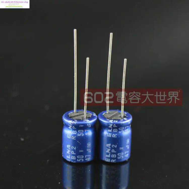 

2020 Through Hole Bolsa Real Kit 20pcs/50PCS For Audio Capacitor Electrolytic Blue Robe Elna 50v47uf Bp 10*12 Free Shipping