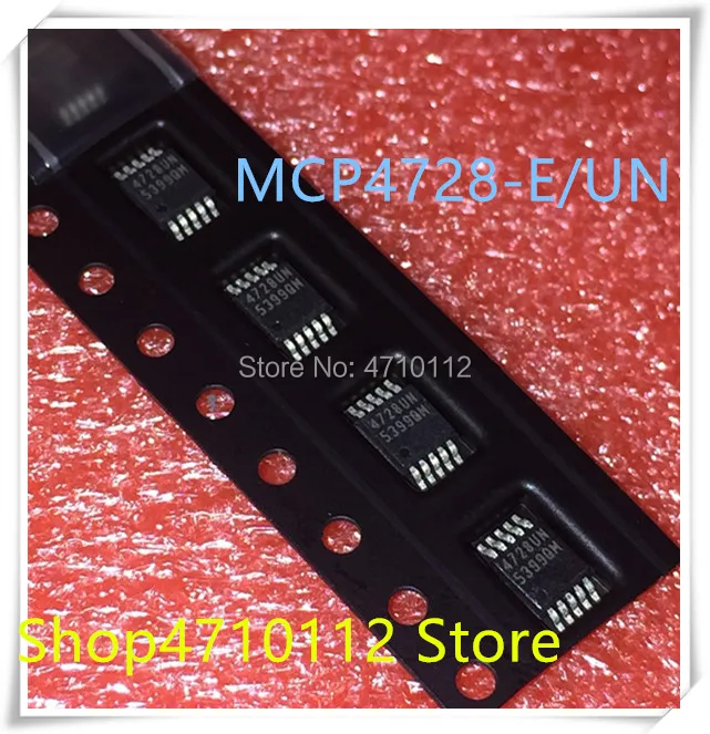 

NEW 10PCS/LOT MCP4728-E/UN MCP4728 4728 4728UN MSOP10 DAC 12BIT W/I2C IC