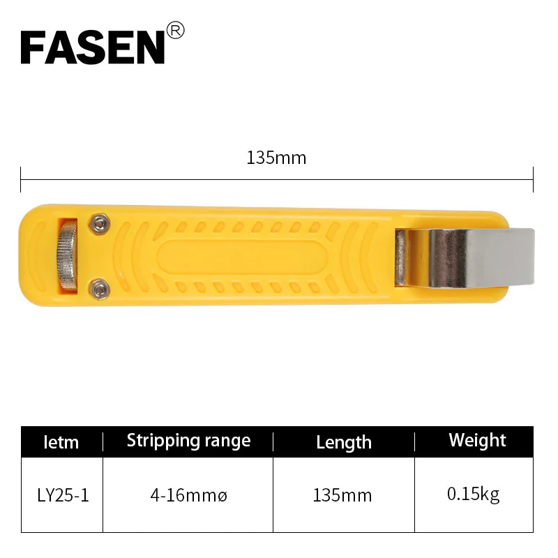 Two PCS LY25-1/LY25-6  stripping 4-16mm PVC,silicone,rubber,PTFE cable stripper hand stripping tool wire stripper