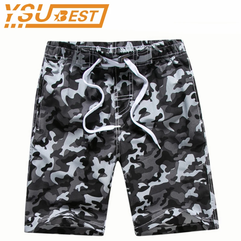 7-14 Yrs Children Boys Shorts Camouflage Surf Swimwear 2019 Summer Quick-Dry Board Shorts Kid Beach Shorts Boys Casual Shorts