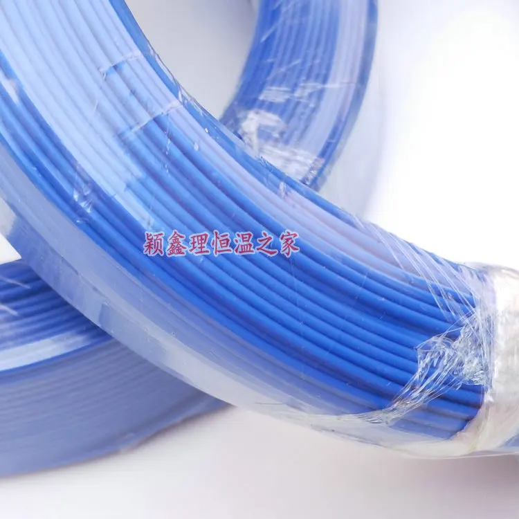 100m/roll K Type thermocouple K type temperature sensor wire THERMO-COUPLE WIRE 1/032KL-AFF (Blue temperature measurement line)