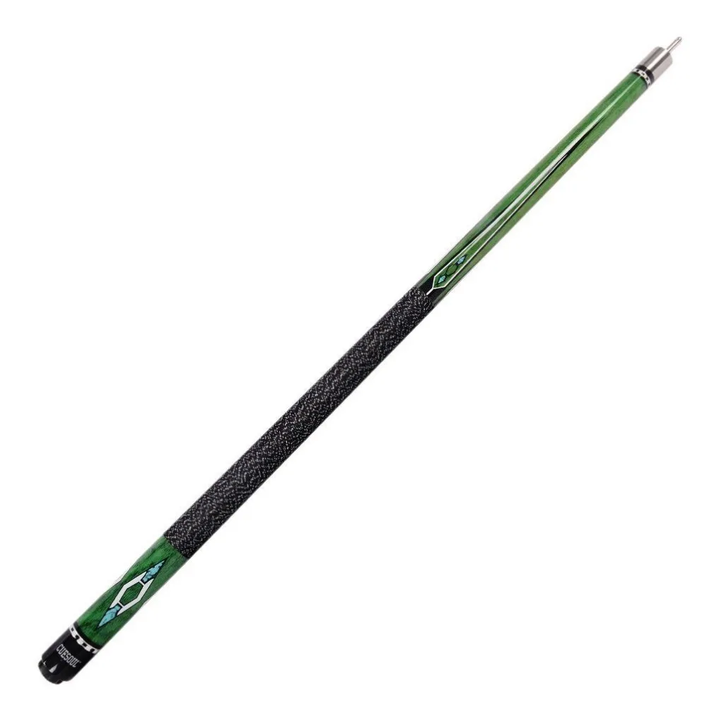 CUESOUL 58 inch Canadian Maple Wood 1/2 Jointed Pool Cue Stick Billiard Cue Cue With Cue Joint Protector