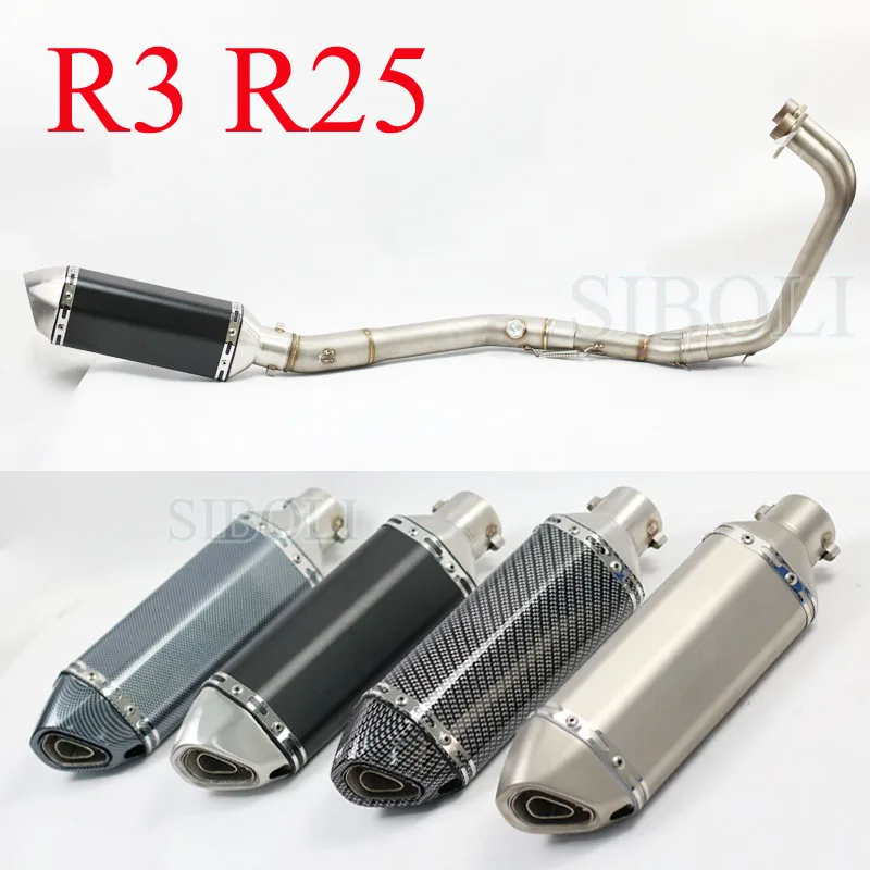 

R3 R25 Motorcycle Slip On Exhaust Full System For Yamaha R3 R25 2014-2016 Years With Exhaust AK102