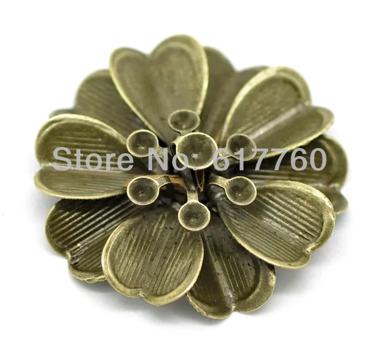 

Free shipping-20Pcs Antique Bronze Filigree Wraps Connectors Embellishments DIY Jewelry Findings Connectors 3.2x3.2cm J0638