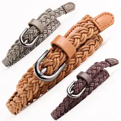 Neue Mode Heißer Verkauf Neue Frauen Gürtel Neue Stil Candy Farben Hanf Seil Geflecht Gürtel Weibliche Gürtel Für Hohe Qualität ceinture Femme