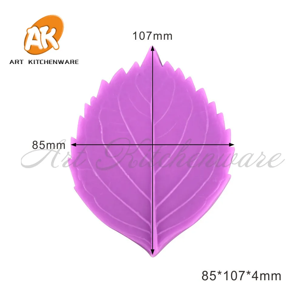 Leaf Veiner Silicone Mold Cake Decorating Fondant Impression Flower Mold Sugarcraft Cake Mold