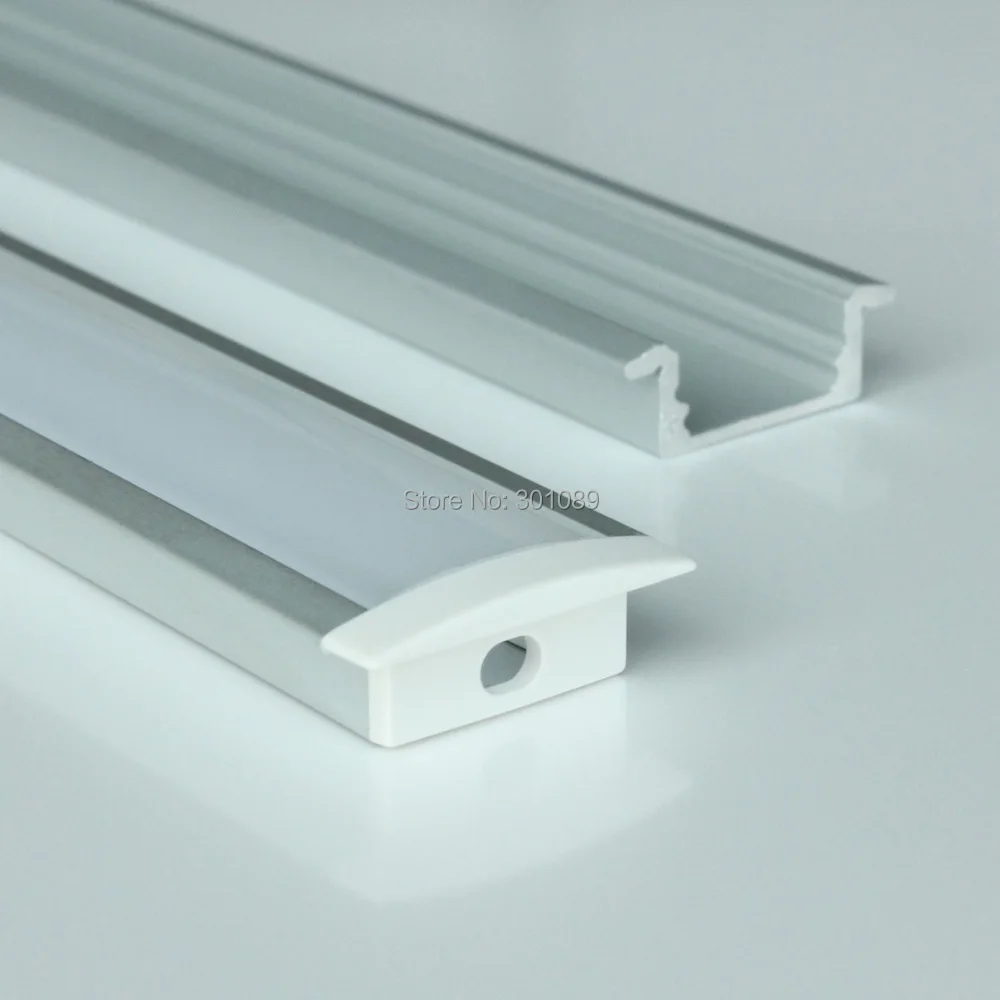 

20m (20pcs) a lot, 1m per piece, Anodized led aluminum profiles light AP2408-1m