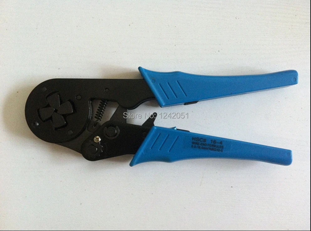 

HSC8 16-4 MINI-TYPE SELF-ADJUSTABLE CRIMPING PLIER 4-16mm2 terminals crimping tools multi tool tools hands pliers pliers