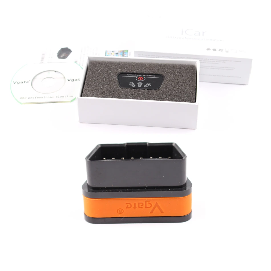 Best Quality Vgate iCar2 Bluetooth With 6 Colors Available For Android Only ELM327 Bluetooth Auto OBDII Vgate iCar 2 Bluetooth