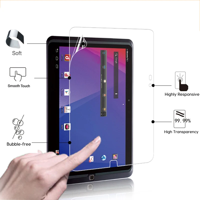 Premium HD Clear Glossy screen protector film For Fujitsu Arrows Tab F-03G 10.5