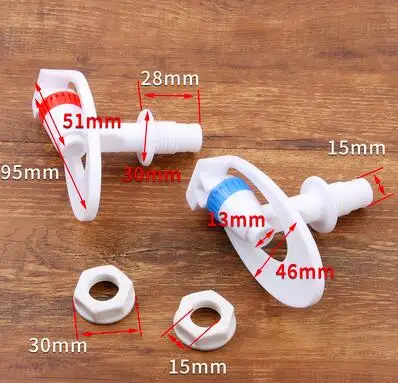 น้ำอะไหล่ push type หัวฉีดเอาต์พุตก๊อกน้ำ