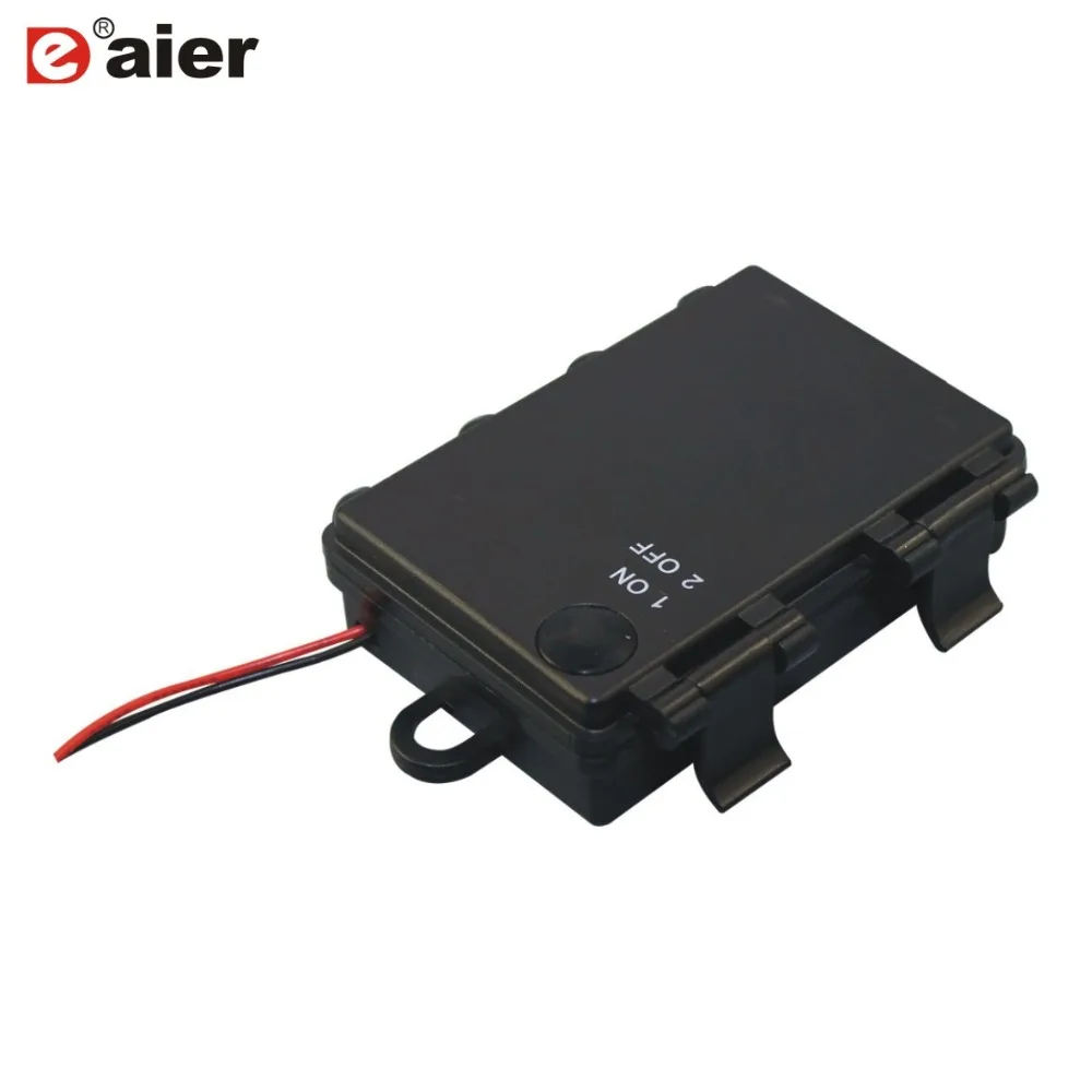 5PCS IP65 ON OFF 4.5V Black 3 AA Waterproof Battery Holder AA Battery Box With Wire Leads Battery Cell