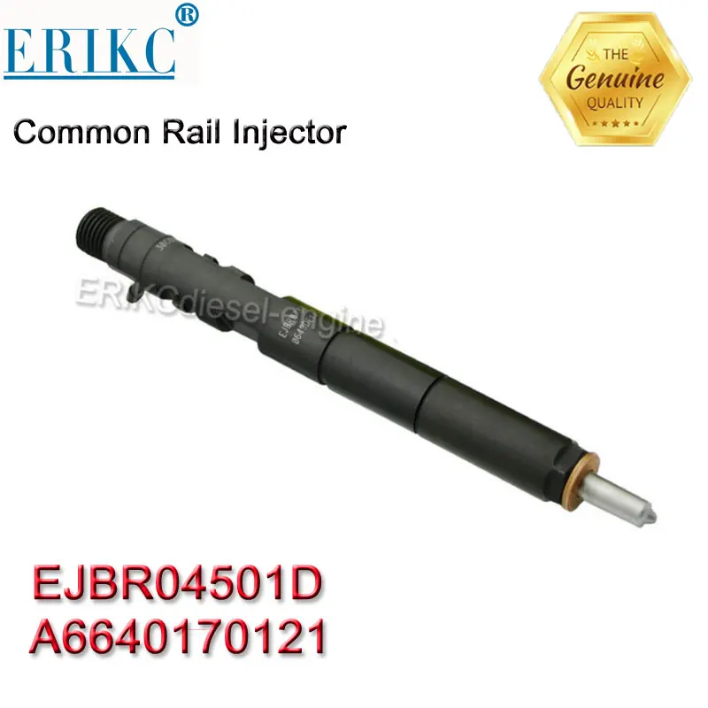 EJBR04501D A6640170121 Diesel Common Rail Injector Assy EJB R04501D Nozzle Injector EJB R04501D for Ssangyong Actyon Kyron