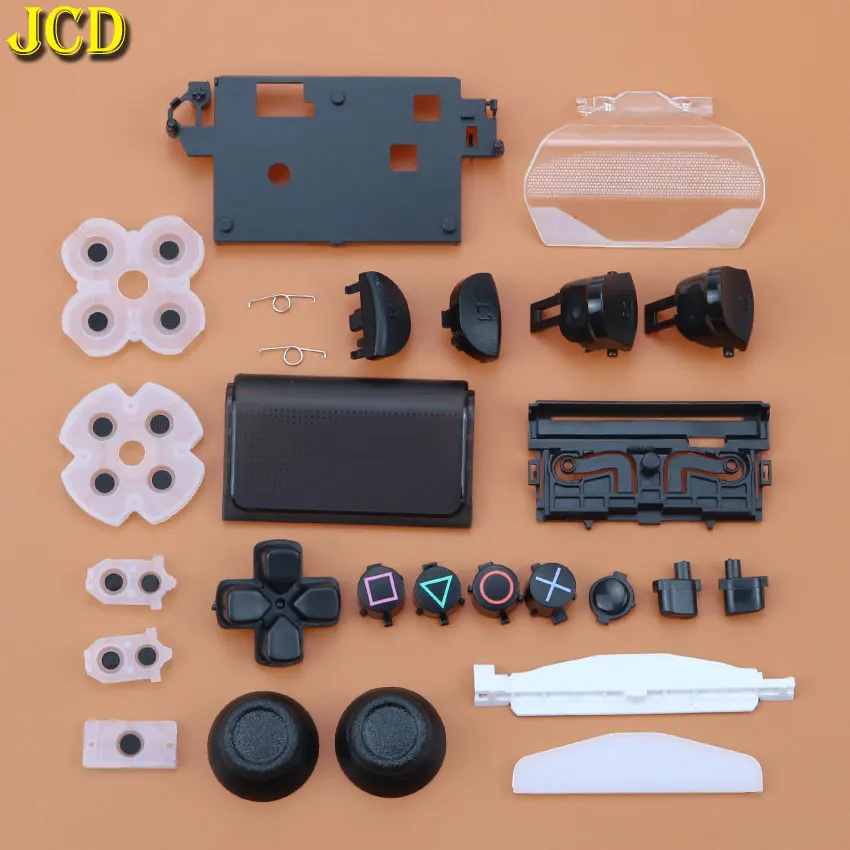 JCD Full Set Joysticks Dpad R1 L1 R2 L2 Direction Key ABXY Buttons JDS 040 JDS-040 For PS4 Pro Slim Controller