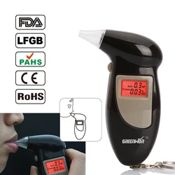 AT-68s Free shipping Ethylotest Digital Ecran avec  embouts ethylometre testeur alcool,Digital Breath Alcohol Tester Breathalyze