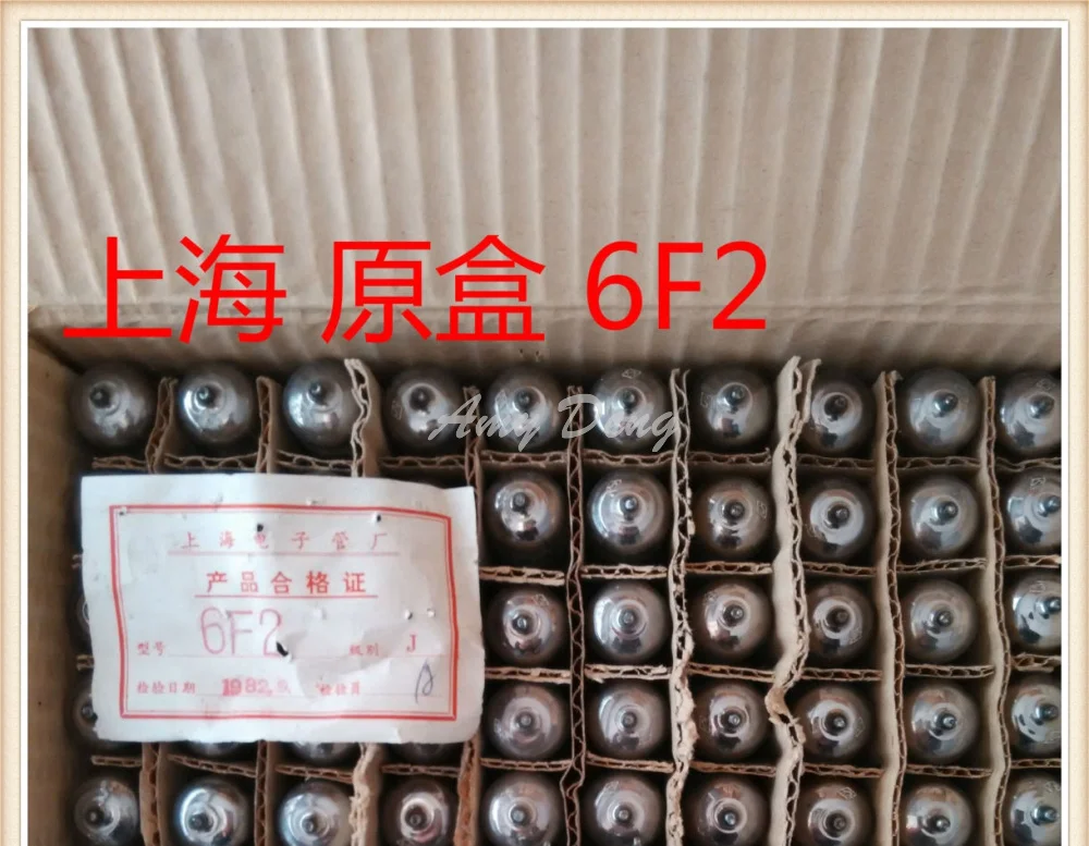 New Shanghai 6F2 tubes, class J, 6F2, 6U8A, ECF802