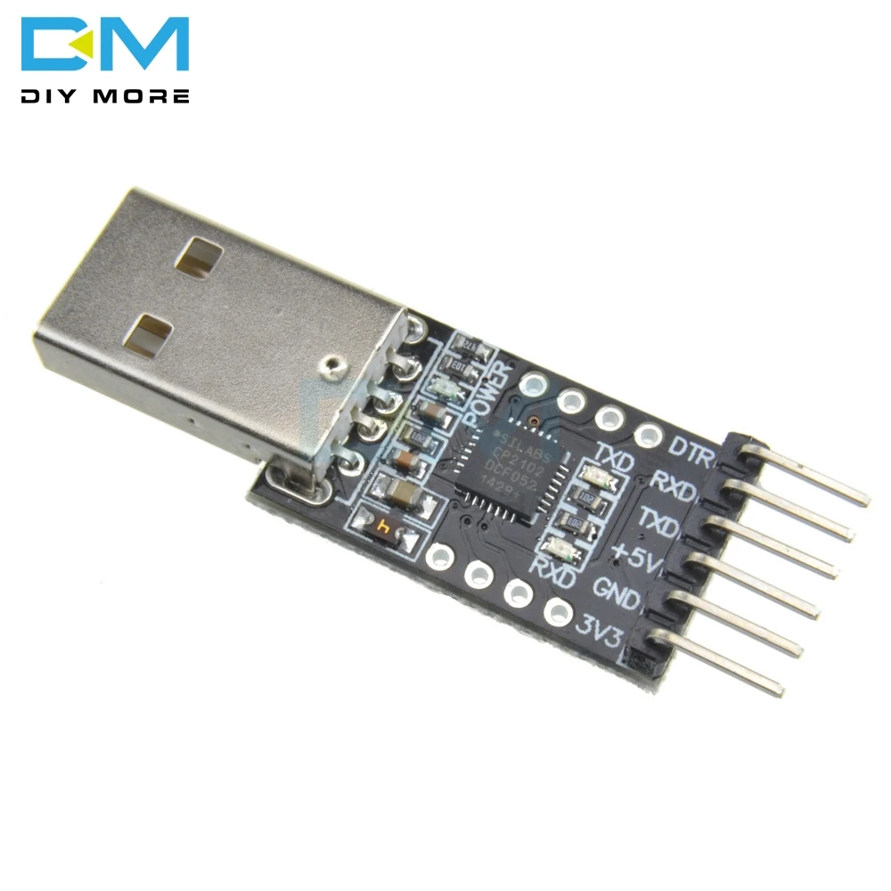 CP2102 Controller Transceiver Usb 2.0 Naar Ttl Uart Eeprom Module 6 Pin 6Pin Seriële Converter Stc Vervangen FT232 Module