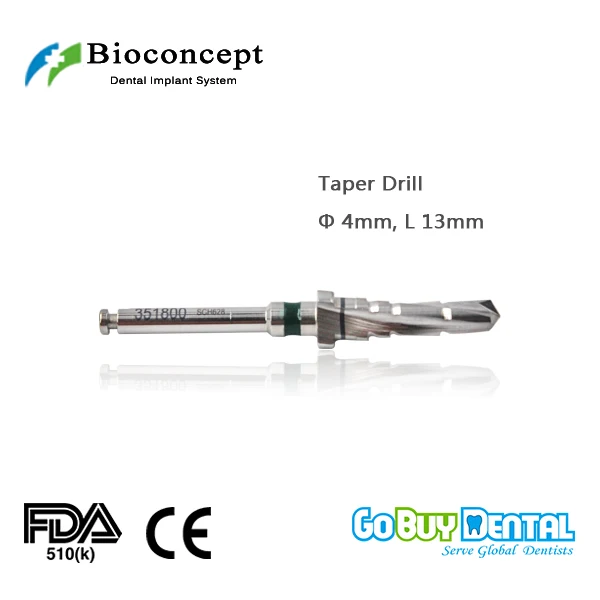 

Bioconcept BV Taper Drill φ4.0mm, length 13mm (351800)