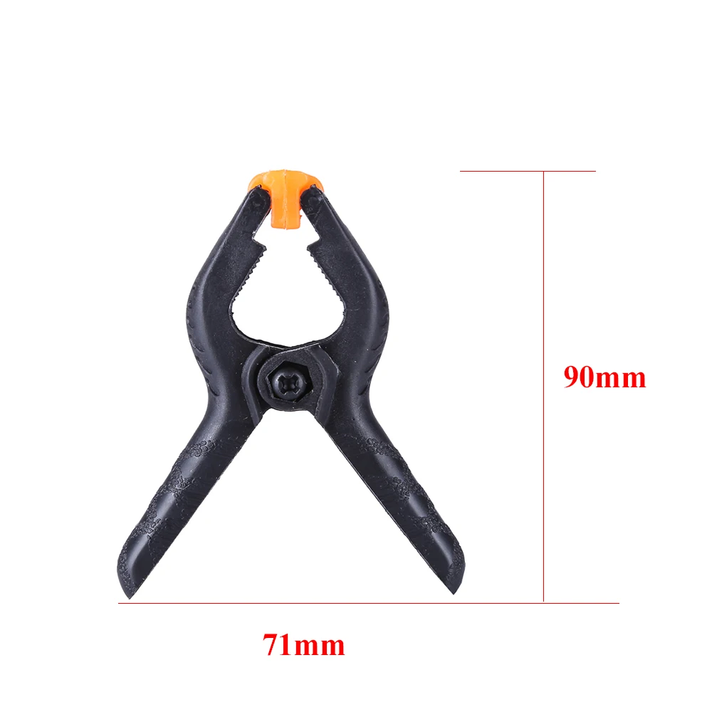 6 pz/lotto 3 pollici di Plastica di Nylon Regolabile Morsetti Per La Lavorazione Del Legno Strumenti di Lavorazione Del Legno Clip A Molla Morsetti di Carpenteria Outillage Menuiserie