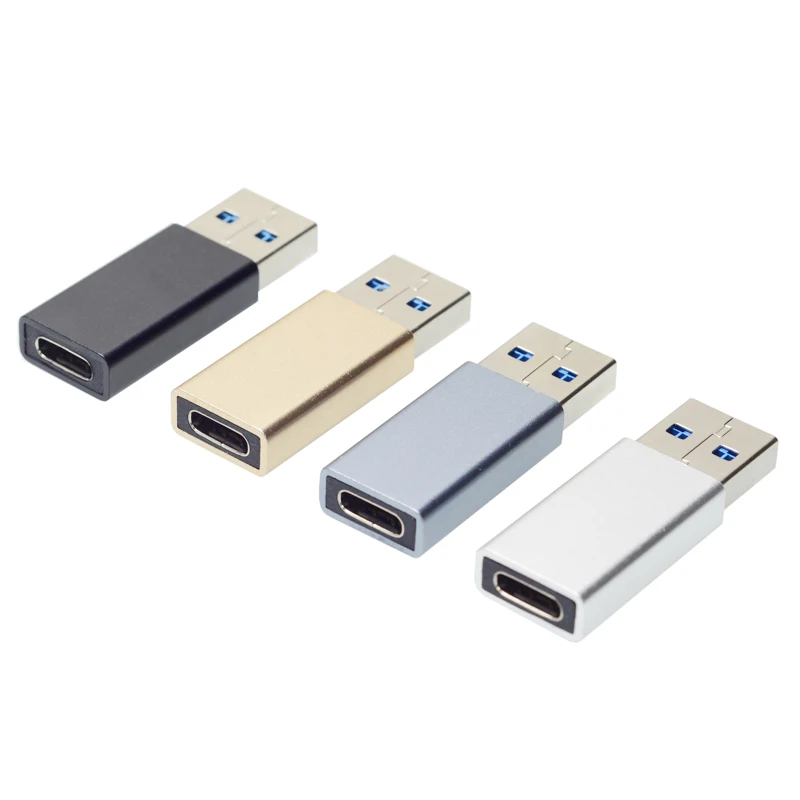 

USB 3.0 Male to USB 3.1 Type-C Female Data Charge Converter mini ITX Desktop USB3.0 Type A to USB-C female port OTG Adapter